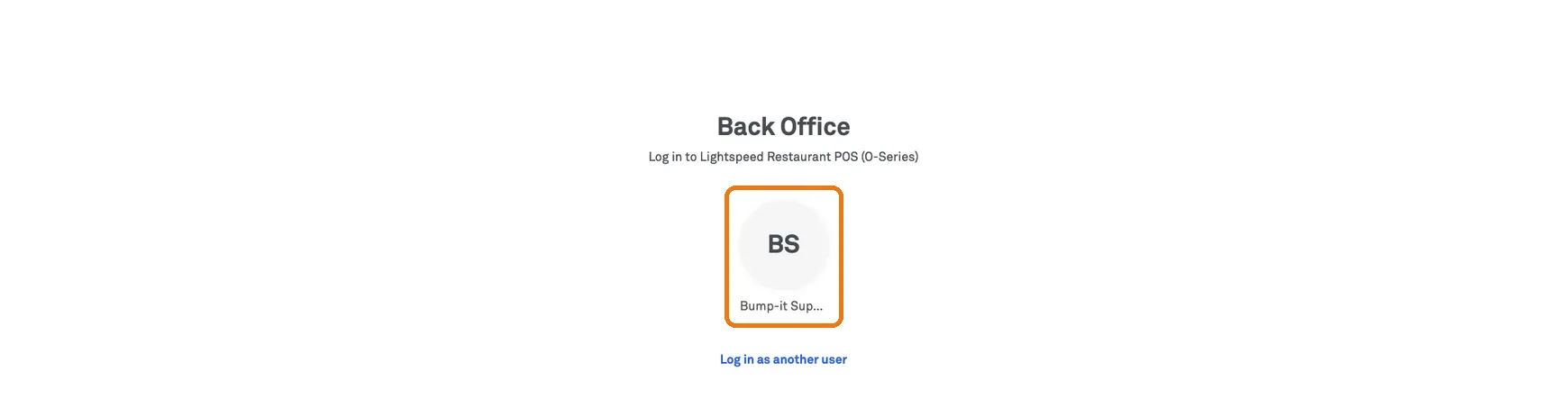 Lightspeed Back Office login for Lightspeed Restaurant POS (O-Series)